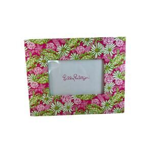 Lilly Pulitzer Frame Green Pink Sea Theme Preowned